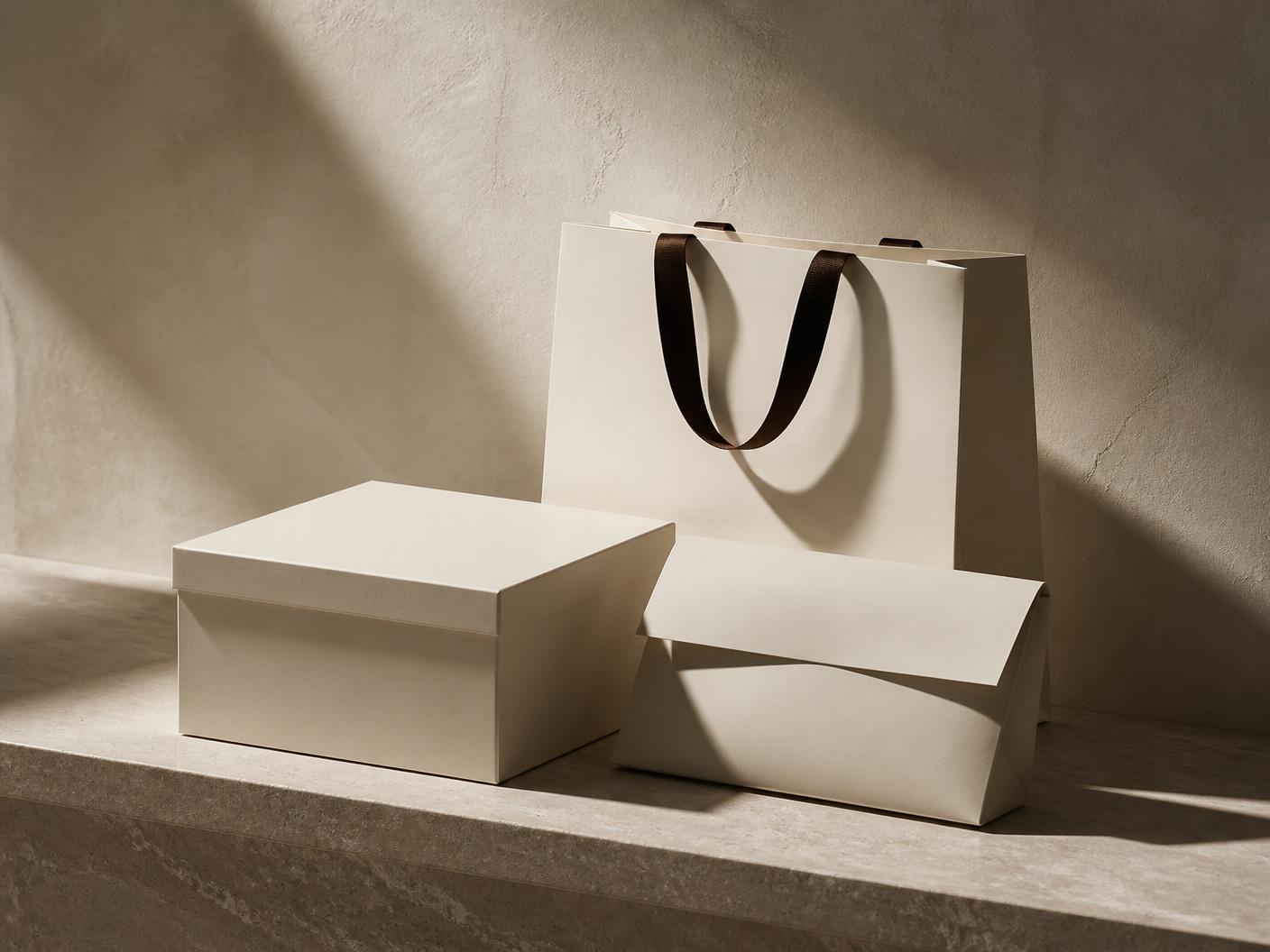 Branded paper bags, boxes, cups and mailers